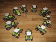 Claas kolekcja traktorów