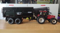 Case IH 1455 & Krampe Big Body 650 Black