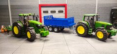 John Deere 6R250 & Amazone Cenius 3002, John Deere 6930 Premium & Fortschritt T-088